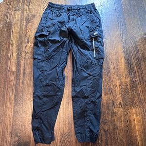 Nike Sportswear Black Nylon Cargo Pants Size Mens Large